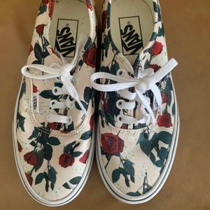 Vans Sneakers with roses